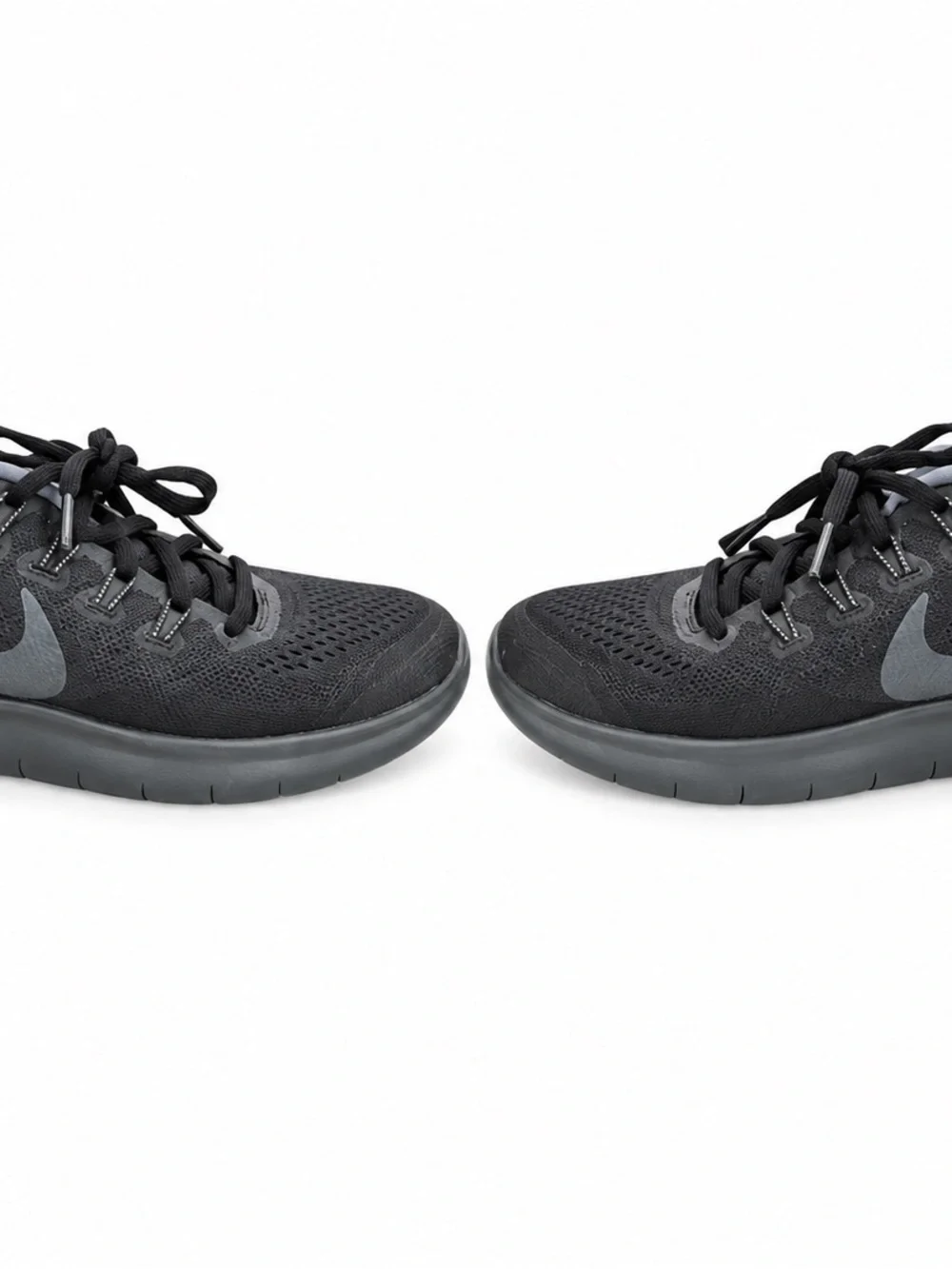 Nike Free RN 2017 Women’s 9.5 Black Anthracite Running Sneakers